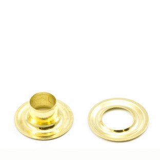 DOT Grommet with Plain Washer #1J Brass 9/32 inch 1 - gross - SewKnot