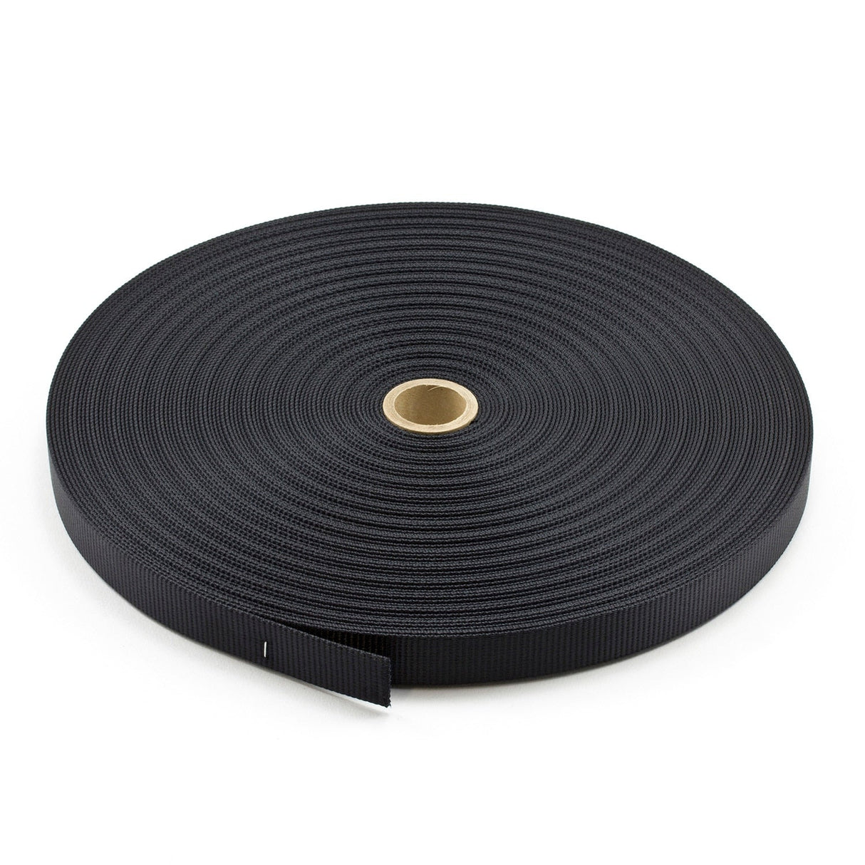 Polyester Webbing 1 Inch Black U0017 (50 yards) - SewKnot