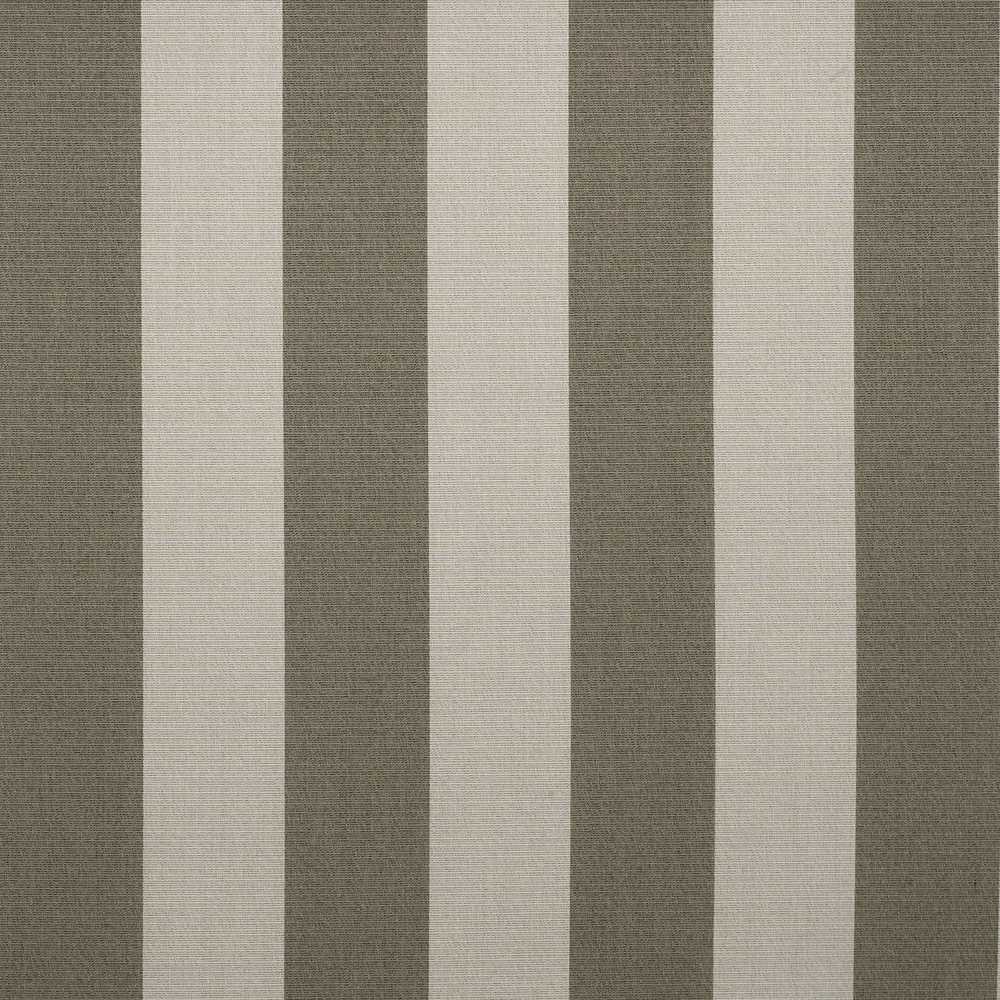 Sample of Sunbrella Paxton Stone 4711 - 0000 46 - Inch Stripes Awning / Shade Fabric - SewKnot