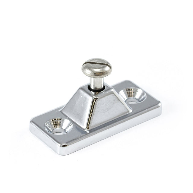 2 - Hole Side Mount with 1/4 Inch - 28 x 3/4 Inch Hinge Bolt Chrome Plated Zinc Die - Cast #898 - 1839 - SewKnot