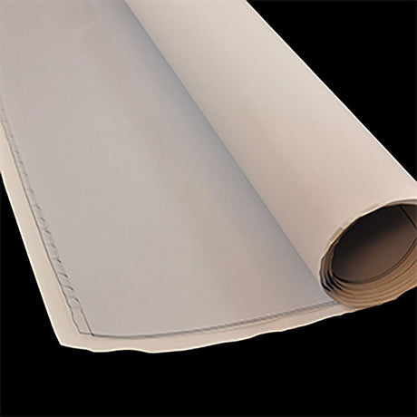 By The Sheet (5 sheets) O'Sea Coated Pressed Polished Clear Vinyl 30 gauge x 54 inches x 110 inches Clear - SewKnot