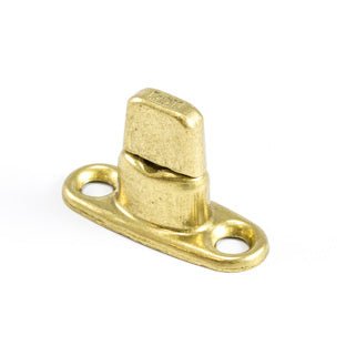 Common Sense Turn Button Double Height w/Two Screw Holes 91 - XB - 78323 - 1E Gilt Brass 100 pack - SewKnot