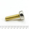 DOT Durable Screw Stud 93 - XB - 107087 - 1A Nickel - Plated Brass 5/8 inch 100 pack - SewKnot