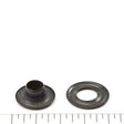 DOT Grommet with Plain Washer #00 Government Black Brass 3/16 inch 1 - gross - SewKnot