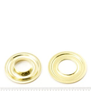 DOT Grommet with Plain Washer #6 Brass 13/16 inch 1 - gross - SewKnot