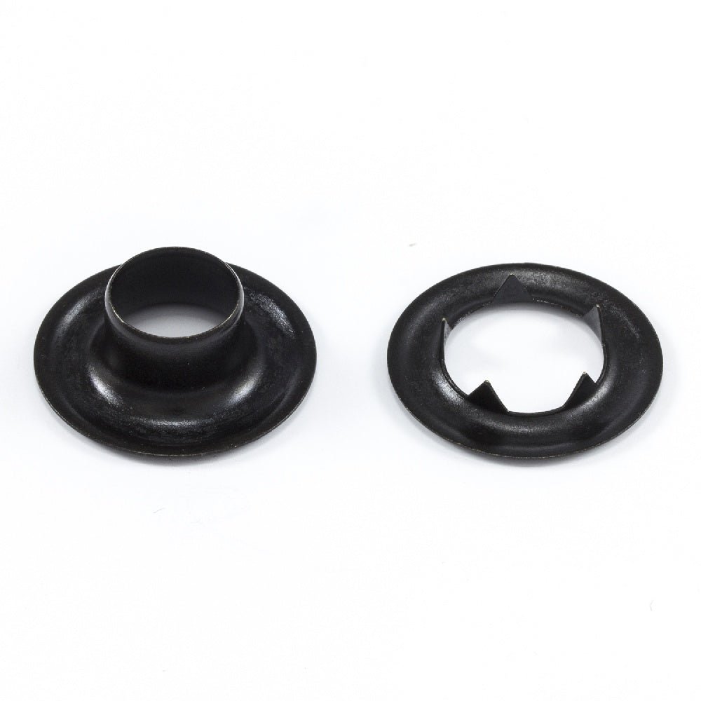 DOT Grommet with Tooth Washer #3 (20 - 007T301611TXG) Government Black Brass 7/16 inch 1 - gross - SewKnot