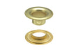 DOT Sheet Metal Grommet with Neck Washer #00 (20 - 007N0050001XG) Brass 3/16 inch 1 - gross - SewKnot