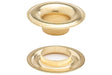 DOT Sheet Metal Grommet with Neck Washer #2 (20 - 007N250001XG) Brass 3/8 inch 1 - gross - SewKnot