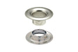 DOT Sheet Metal Grommet with Neck Washer #2 (20 - 007N251831XG) Nickel - Plated Brass 3/8 inch 1 - gross - SewKnot