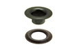 DOT Sheet Metal Grommet with Plain Washer #0 (20 - 0070001611XG) Government Black Brass 1/4 inch 1 - gross - SewKnot