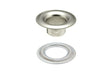 DOT Sheet Metal Grommet with Plain Washer #0 (20 - 0070051831XG) Nickel - Plated Brass 1/4 inch 1 - gross - SewKnot