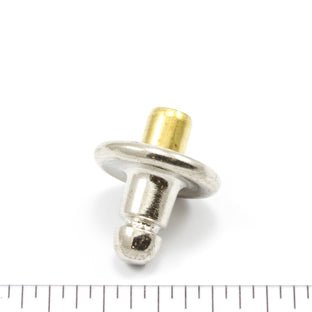 Lift - the - DOT Stud 90 - XB - 16368 - 1A Nickel - Plated Brass .230 inch 100 pack - SewKnot