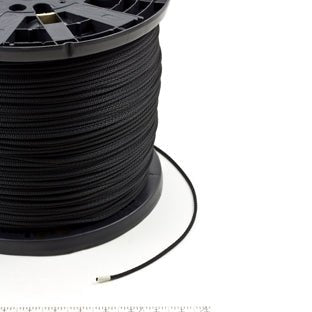 Neobraid Polyester Cord #4 - 1/2 inch x 3000 feet Black - SewKnot