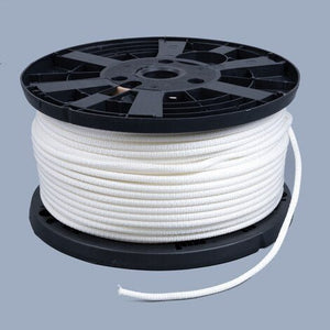 Neobraid Polyester Cord #8 - 1/4 inch x 500 feet White - SewKnot