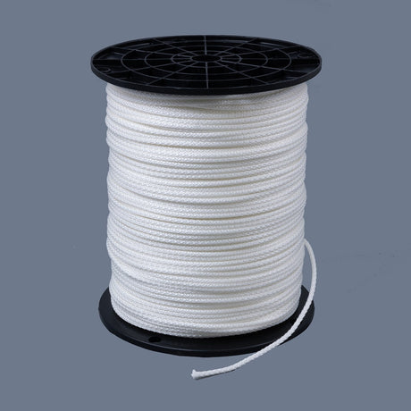 Neoline Polyester Cord #4 - 1/8 inch x 1000 feet White - SewKnot