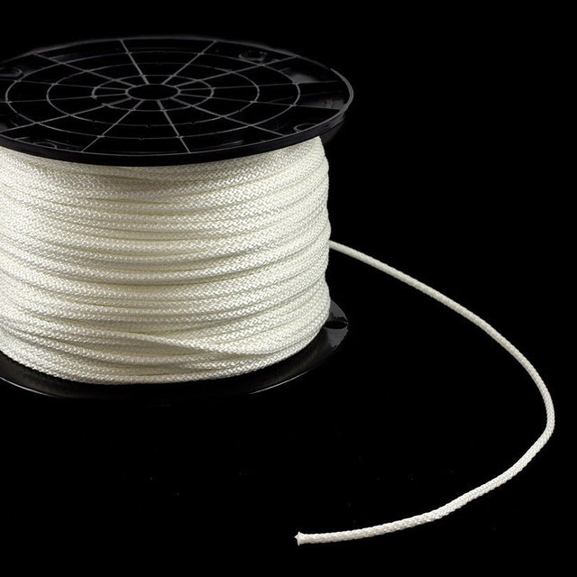 Neoline Polyester Cord #4 - 1/8 inch x 500 feet White - SewKnot