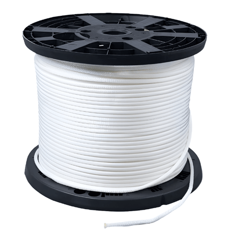 Neoline Polyester Cord #7 - 7/32 inch x 1000 feet White - SewKnot