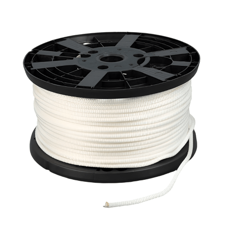 Neoline Polyester Cord #8 - 1/4 inch x 500 feet White - SewKnot