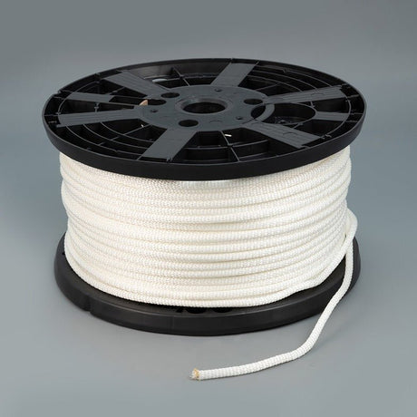 Neoline Polyester Cord #8 - 1/4 inch x 500 feet White - SewKnot