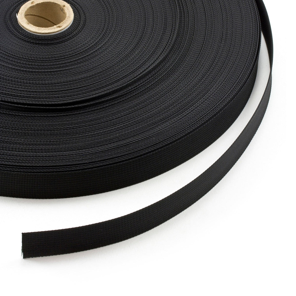 Nylon Webbing 1 Inch Black N0015CD (100 yards) - SewKnot