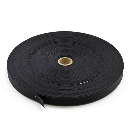 Nylon Webbing 1 Inch Black N0015CD (100 yards) - SewKnot