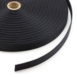 Polyester Webbing 1 Inch Black U0017 (50 yards) - SewKnot