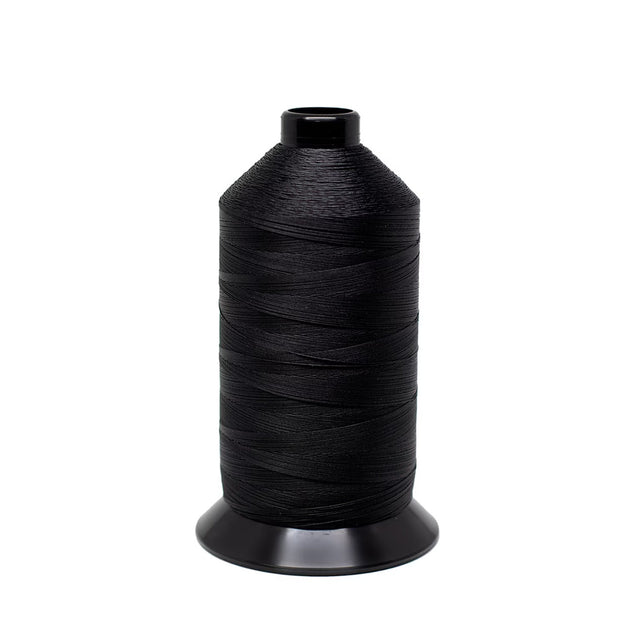 PremoBond Bonded Polyester Thread Anti - Wick Right Twist BPT Size 207 (Tex 210 ) Black 32 - oz - SewKnot