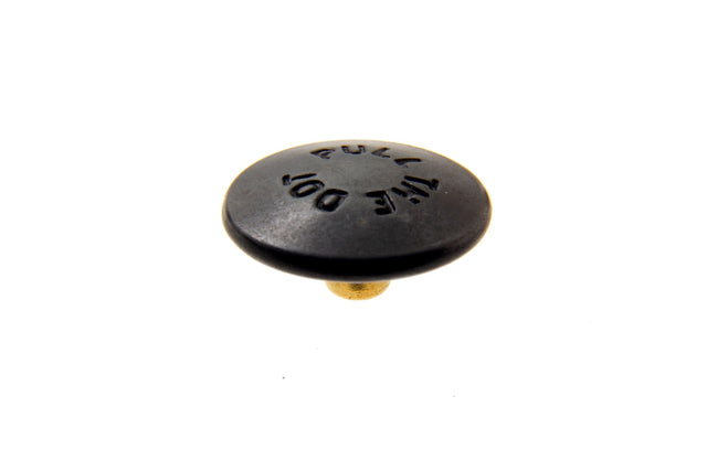 Pull - the - DOT Cap 92 - XE - 18100 - A1B Government Black Brass 5/32 inch 100 pack - SewKnot