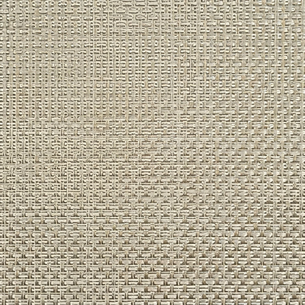Sample of Phifertex Cane Oyster OFE 54 - inch Wicker Weave Collection Sling Upholstery Fabric - SewKnot