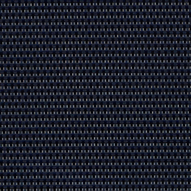 Sample of Phifertex Matte Navy Caneweave LMN 54 - inch Wicker Weave Collection Sling Upholstery Fabric - SewKnot
