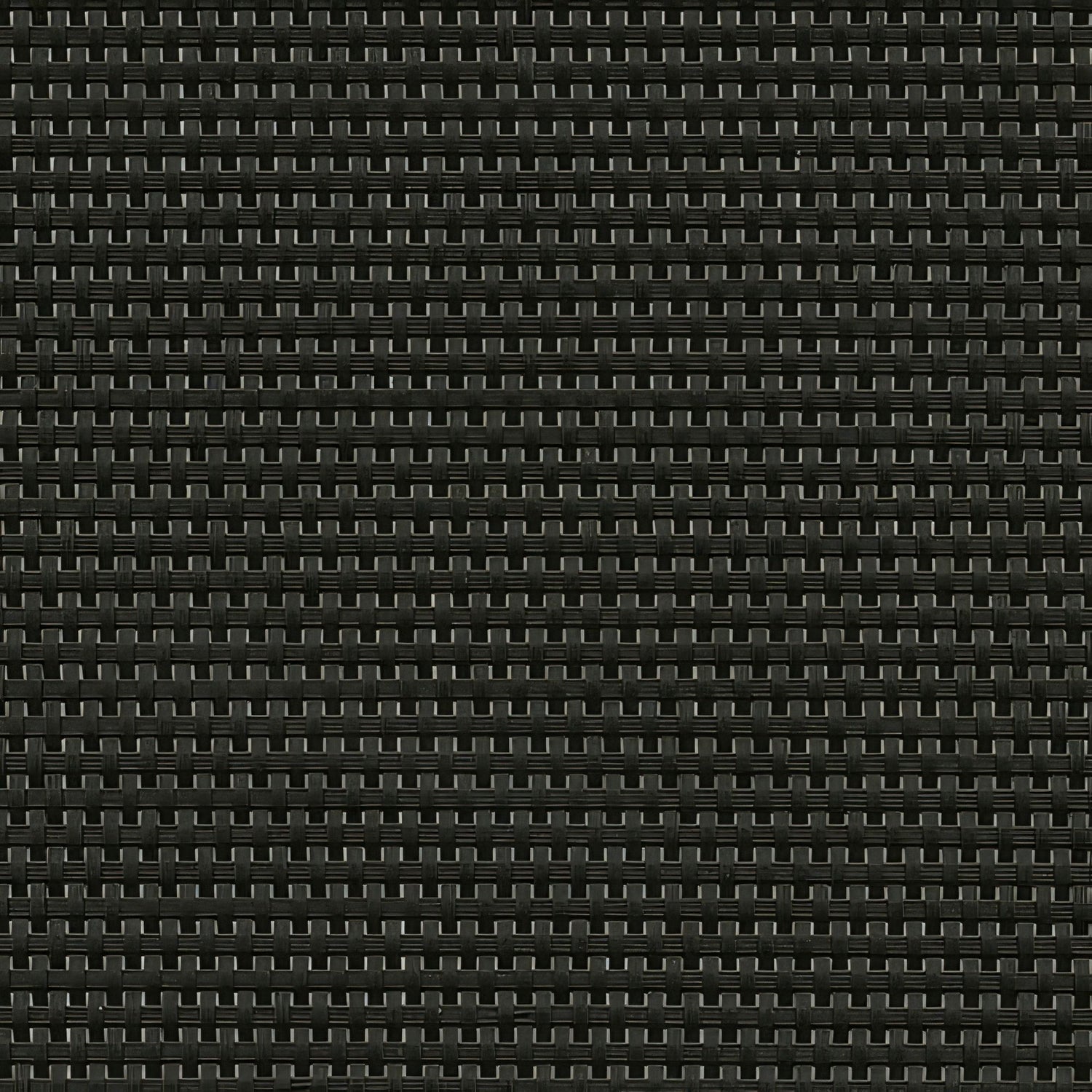 Matte Ninja Sample of Phifertex Matte Ninja Caneweave ZHS 54-inch Wicker Weave ...