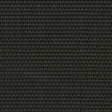 Sample of Phifertex Matte Ninja Caneweave ZHS 54 - inch Wicker Weave Collection Sling Upholstery Fabric - SewKnot