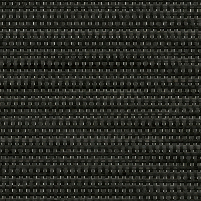 Sample of Phifertex Matte Ninja Caneweave ZHS 54 - inch Wicker Weave Collection Sling Upholstery Fabric - SewKnot