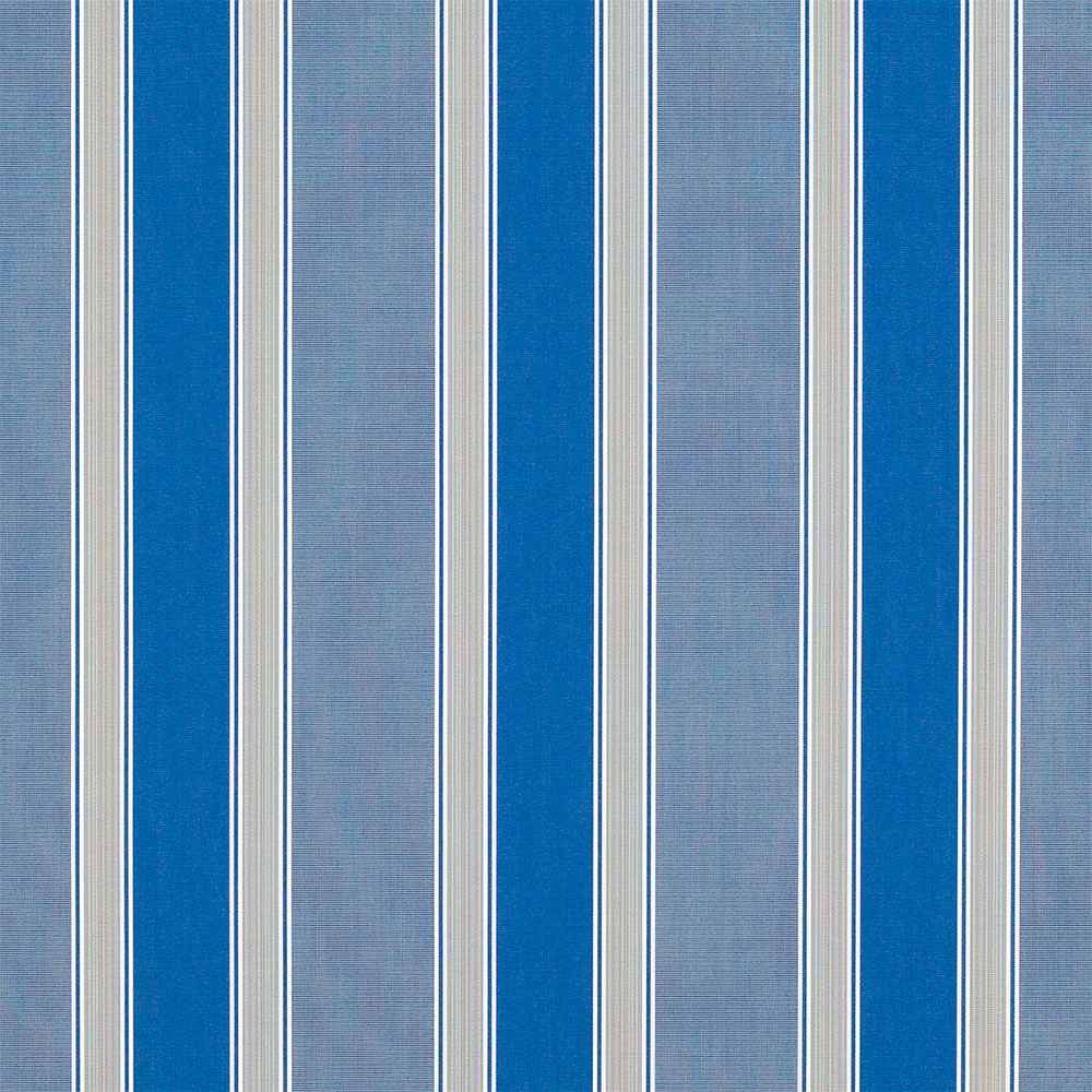 Sample of Sunbrella Baycrest Pacific 4993 - 0000 46 - Inch Stripes Awning / Shade Fabric - SewKnot