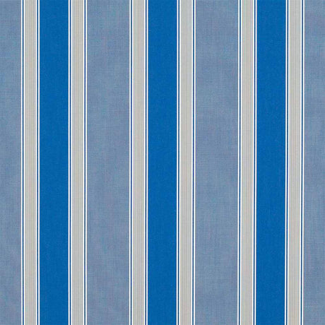 Sample of Sunbrella Baycrest Pacific 4993 - 0000 46 - Inch Stripes Awning / Shade Fabric - SewKnot