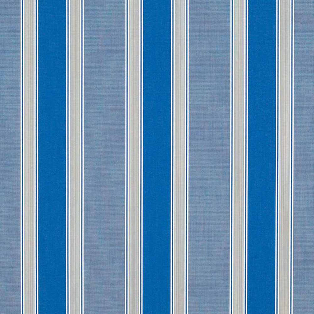 Sample of Sunbrella Baycrest Pacific 4993 - 0000 46 - Inch Stripes Awning / Shade Fabric - SewKnot