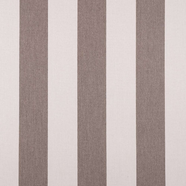 Sample of Sunbrella Beaufort Mushroom 4753 - 0000 46 - Inch Stripes Awning / Shade Fabric - SewKnot