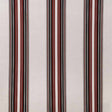 Sample of Sunbrella Burgundy / Black / White 4798 - 0000 46 - Inch Stripes Awning / Shade Fabric - SewKnot