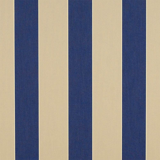 Sample of Sunbrella Canvas Block Stripe Mediterranean 4921 - 0000 46 - Inch Stripes Mayfield Collection Awning / Shade Fabric - SewKnot