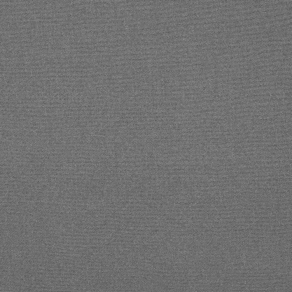 Sample of Sunbrella Charcoal Grey 4644 - 0000 46 - Inch Awning / Marine Fabric - SewKnot