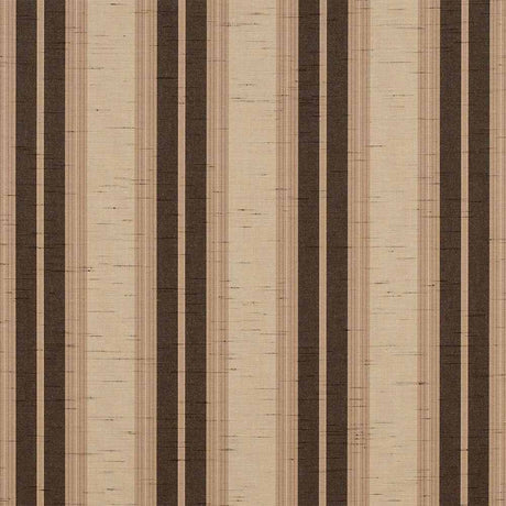 Sample of Sunbrella Chocolate Chip Fancy 4776 - 0000 46 - Inch Stripes Awning / Shade Fabric - SewKnot