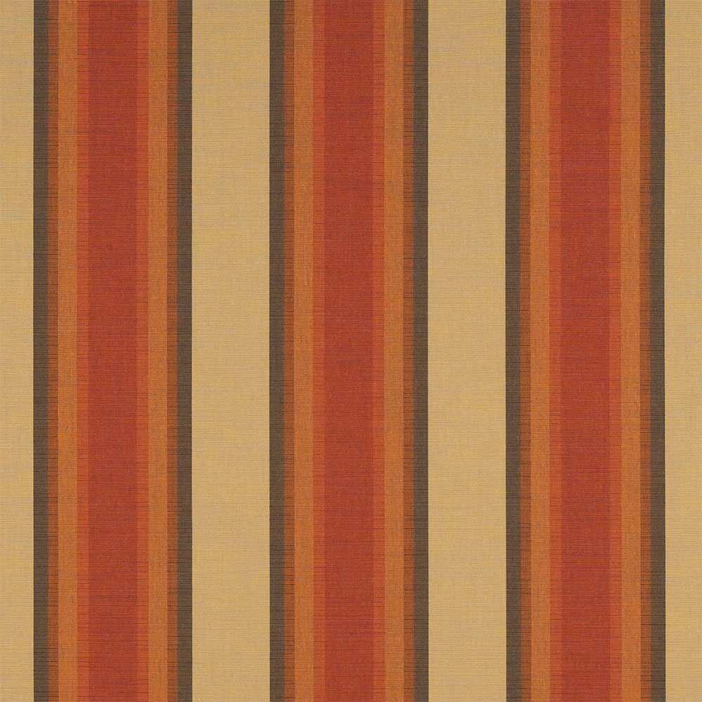 Sample of Sunbrella Colonnade Redwood 4857 - 0000 46 - Inch Stripes Mayfield Collection Awning / Shade Fabric - SewKnot