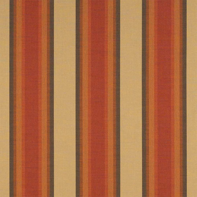 Sample of Sunbrella Colonnade Redwood 4857 - 0000 46 - Inch Stripes Mayfield Collection Awning / Shade Fabric - SewKnot