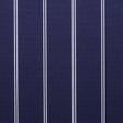 Sample of Sunbrella Cooper Navy 4987 - 0000 46 - Inch Stripes Awning / Shade Fabric - SewKnot