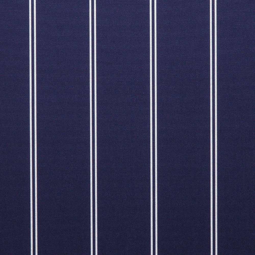 Sample of Sunbrella Cooper Navy 4987 - 0000 46 - Inch Stripes Awning / Shade Fabric - SewKnot