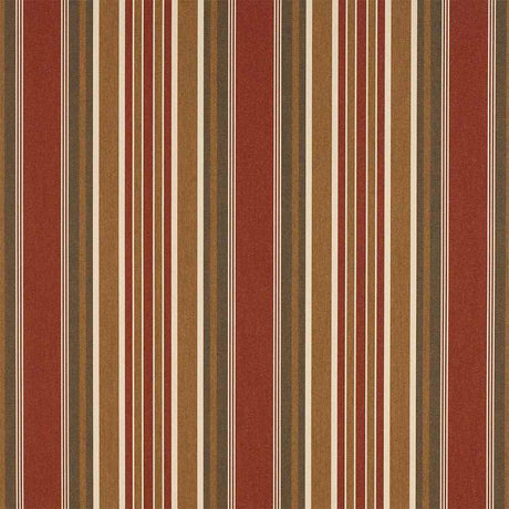 Sample of Sunbrella Eastland Redwood 4813 - 0000 46 - Inch Stripes Awning / Shade Fabric - SewKnot