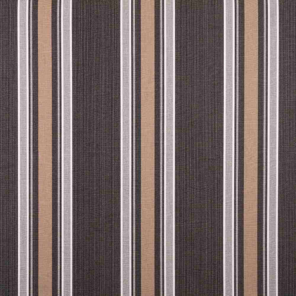 Sample of Sunbrella Emblem Classic 4824 - 0000 46 - Inch Stripes Mayfield Collection Awning / Shade Fabric - SewKnot