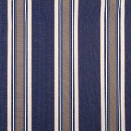 Sample of Sunbrella Emblem Navy 4898 - 0000 46 - Inch Stripes Mayfield Collection Awning / Shade Fabric - SewKnot