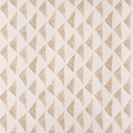Sample of Sunbrella Etched Angles Cognac 146469 - 0002 Upholstery Fabric - SewKnot