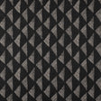 Sample of Sunbrella Etched Angles II Char 146470 - 0001 Upholstery Fabric - SewKnot